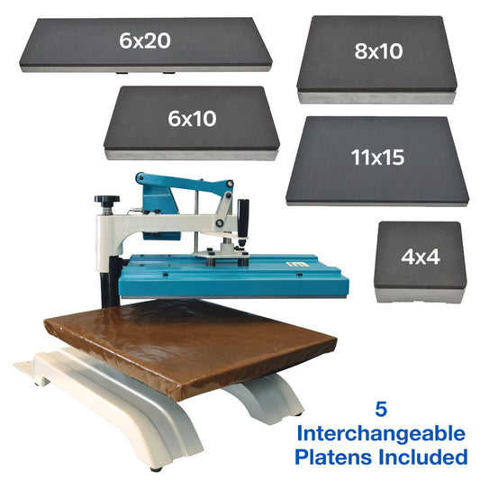 TRANSPRO PLUS 16X20 SWINGER HEAT PRESS + PLATENS